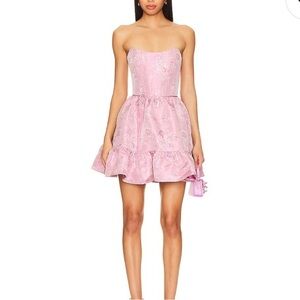 V Chapman Ginny Corset Mini Dress in Orchid Haze Windsor